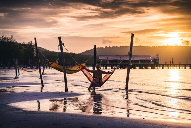 Travel Hammock with Bug Net