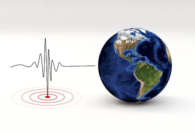 USGS Earthquake Data Map Poster