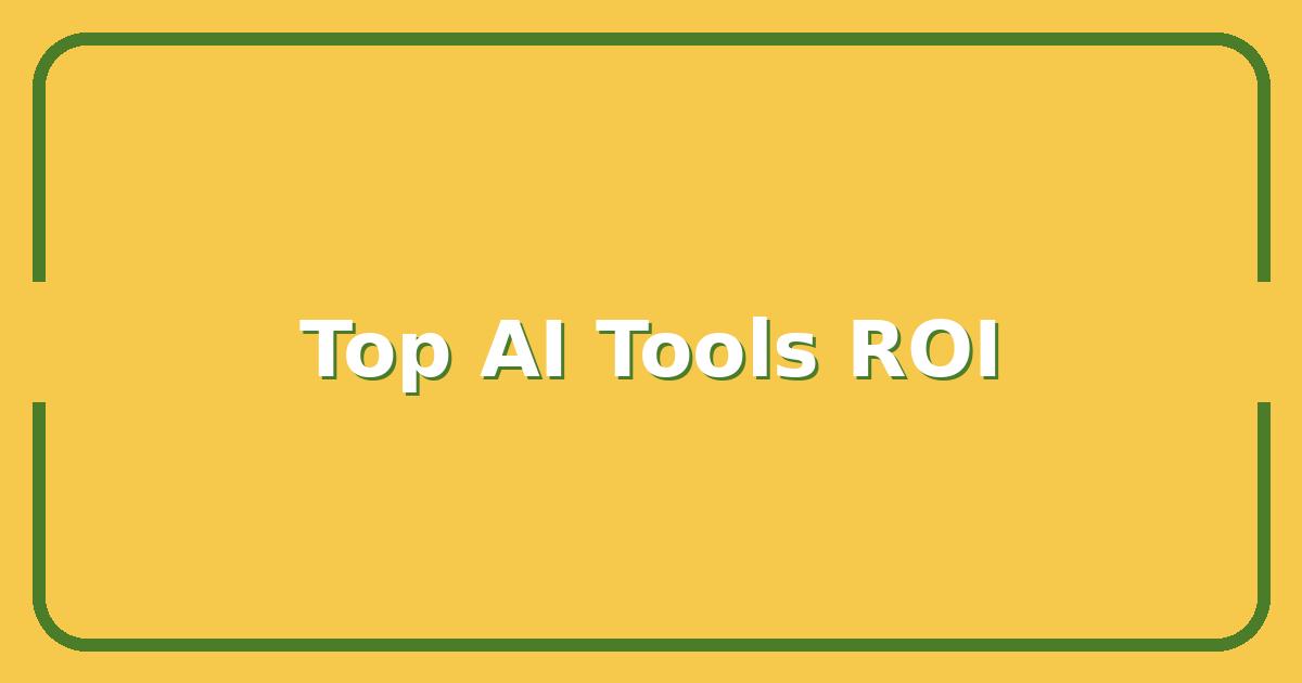 Best AI Tools for Business in 2025, Which One Actually Delivers ROI?