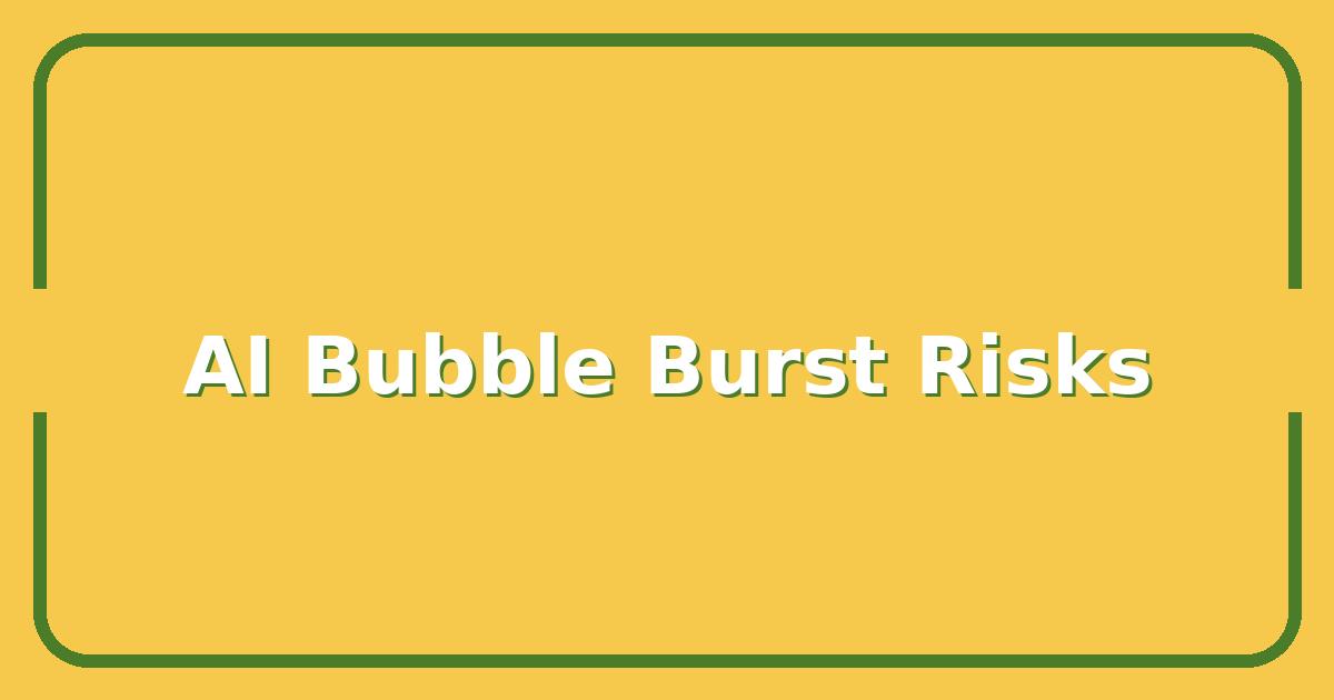 Is the AI Bubble About to Burst? What Investors Should Watch in 2025