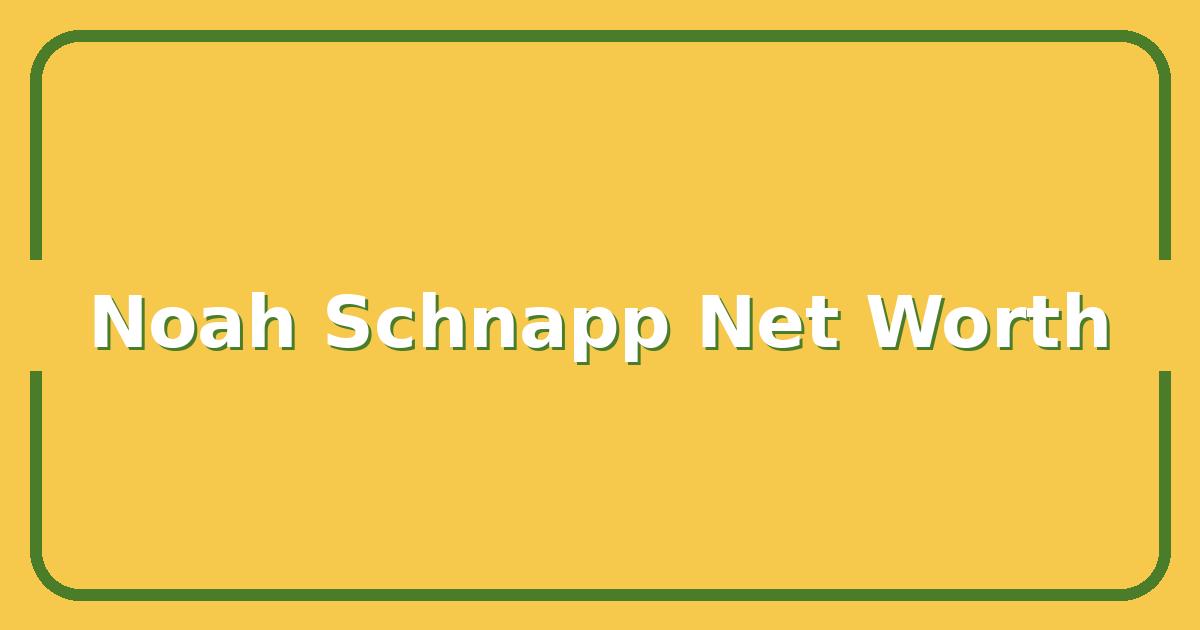 Noah Schnapp Net Worth, Earnings, and Business Ventures Beyond Stranger Things