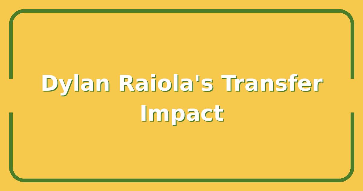 Dylan Raiola’s Transfer Decision: What It Means for Nebraska’s 2024 QB Room