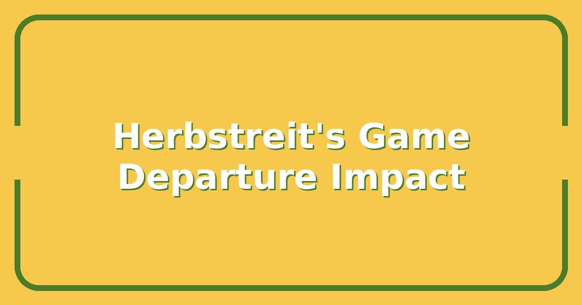 Why Herbstreit Leaves EA Sports Game Could Reshape College Football 25