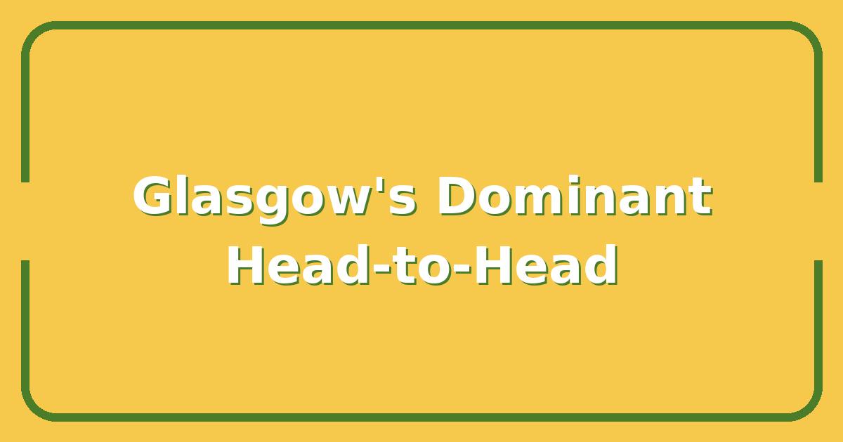 Glasgow Warriors vs Connacht, What the Head-to-Head Record Says About Saturday’s Result