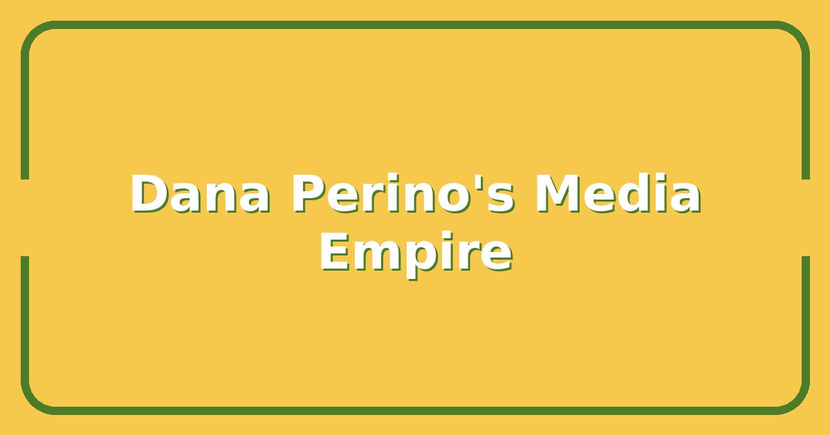 Dana Perino’s Net Worth, Career, and How She Built Her Media Empire