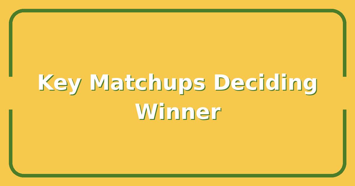 Donegal vs Cork, Key Matchups That Will Decide the Winner