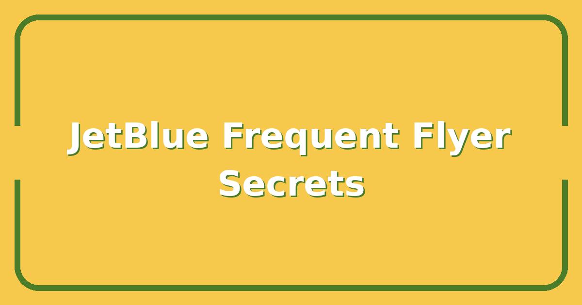 Jetblue Airways Review: What Frequent Flyers Wish They Knew Before Booking