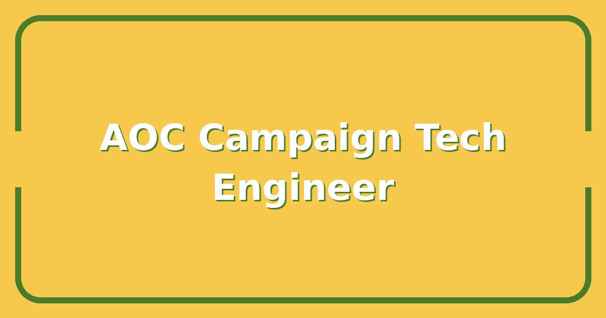 Who is Saikat Chakrabarti? The Engineer Behind the AOC Campaign Tech