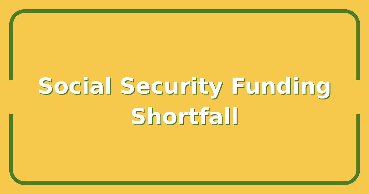 How the Social Security Funding Shortfall Could Reshape Your Retirement Planning