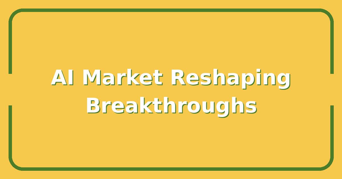 Artificial Intelligence News, 3 Breakthroughs That Just Reshaped the Market