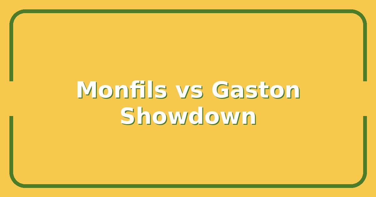 Monfils vs Gaston Head-to-Head, Which Player Wins the French Showdown?