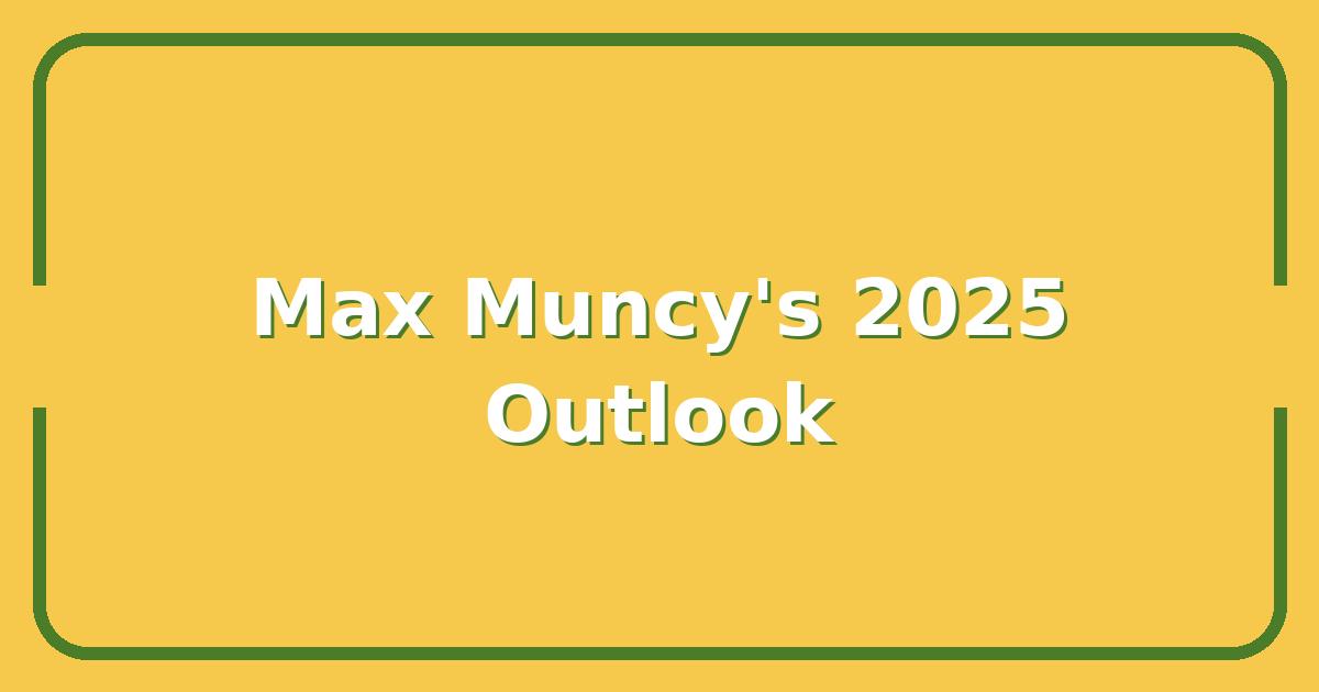 Max Muncy’s 2025 Projections: Will the Dodgers Slugger Bounce Back or Fade?
