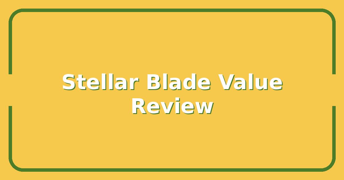 Stellar Blade Review, Is This Action RPG Worth Your $70?