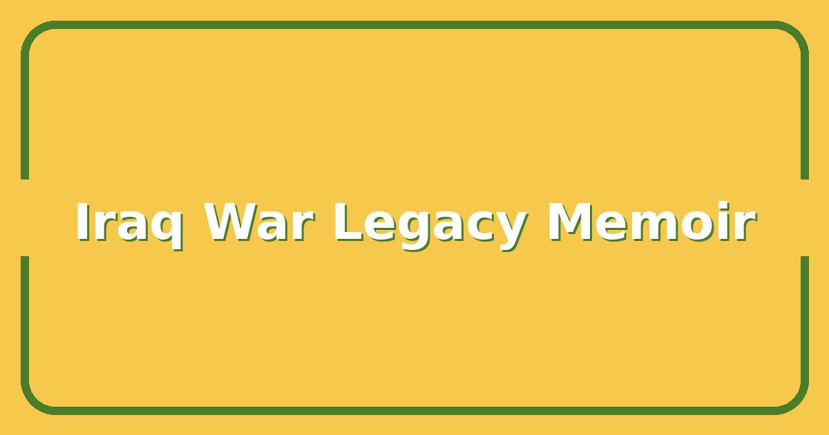 Tony Blair’s Iraq War Legacy, What His Memoir Reveals About the Decision That Changed History