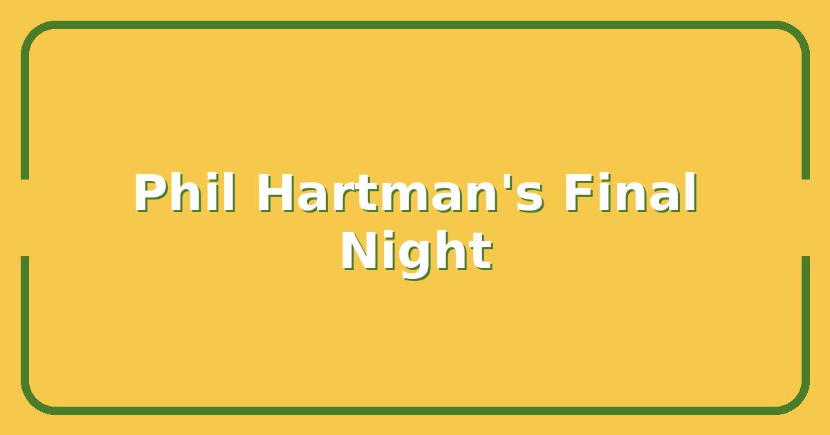 Phil Hartman’s Tragic Death, The True Story Behind His Final Night
