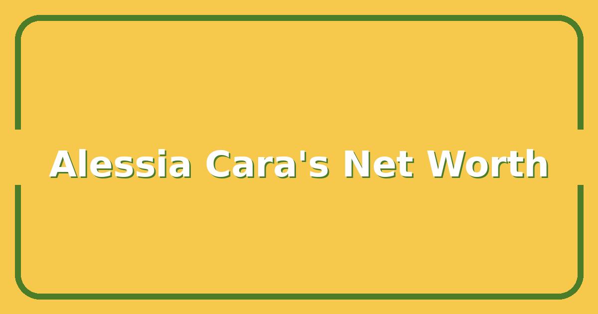 Alessia Cara’s Net Worth, Tour Earnings, and Biggest Financial Moves