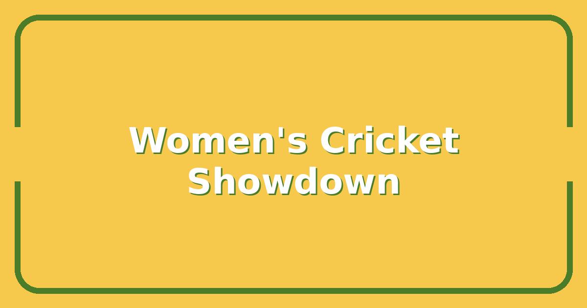 NZ-W vs EN-W, Who Has the Edge in the Women’s Cricket Showdown?