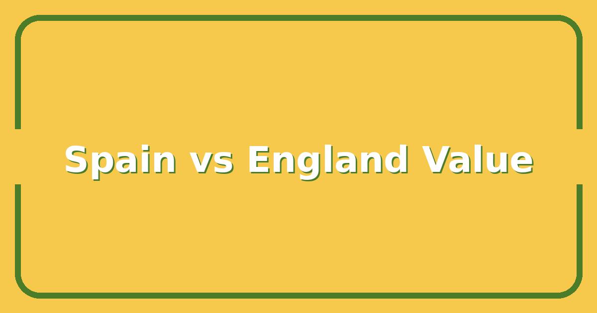 Spain vs England, Which Country Offers Better Value for Expats in 2025?