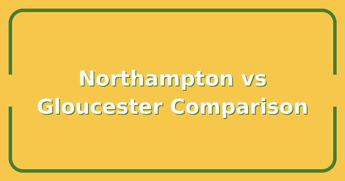Northampton vs Gloucester, Which Club Wins on Form, Fans, and Future Fixtures?