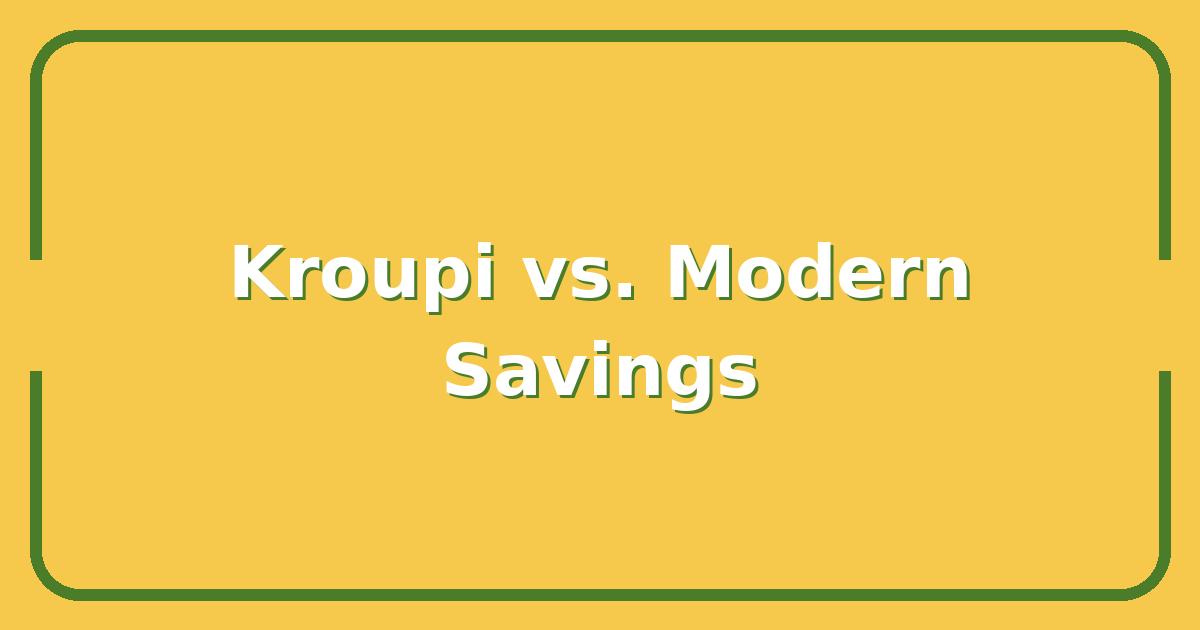 Kroupi vs. Modern Alternatives: Which One Saves You More in 2025?