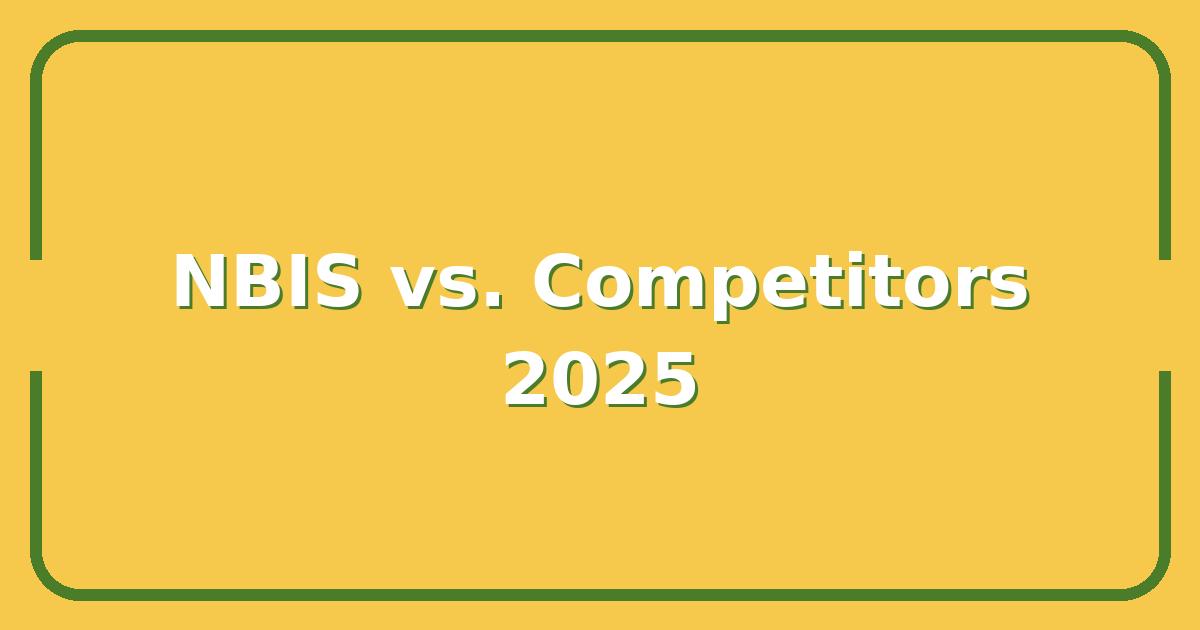 NBIS vs. Competitors, Is This AI Stock the Best Buy for 2025?