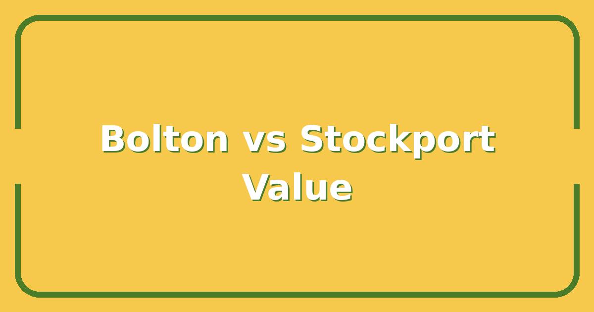 Bolton vs Stockport, Which Matchday Experience Gives You More for Your Money?