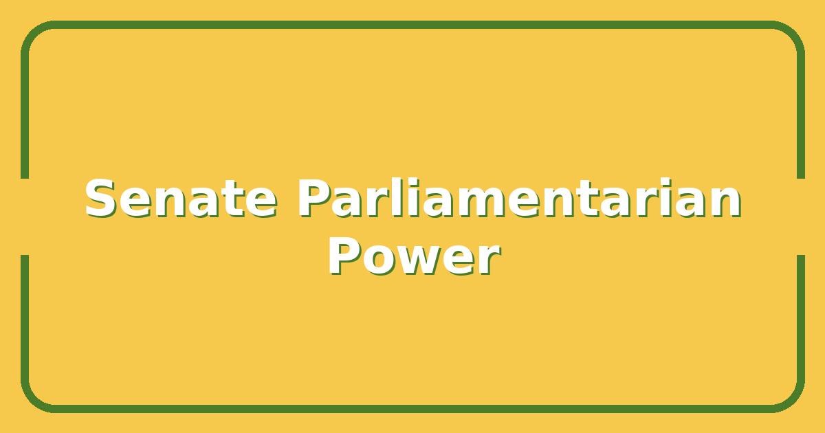 Elizabeth Macdonough, The Parliamentarian Holding the Senate’s Most Powerful Gavel