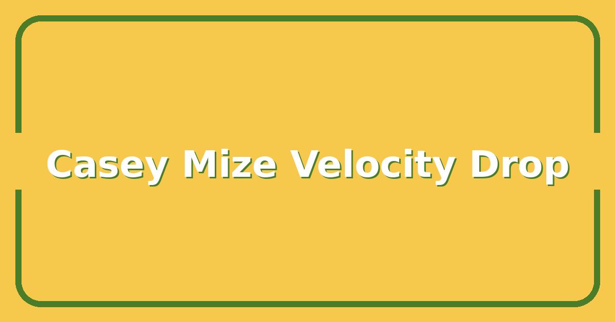 Casey Mize’s 2025 Velocity Drop, Is He Still a Fantasy Baseball Keep?